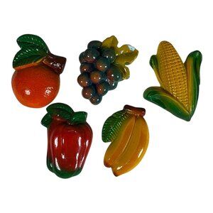 Chalk‎ ware Fruit & Vegetable Wall Art